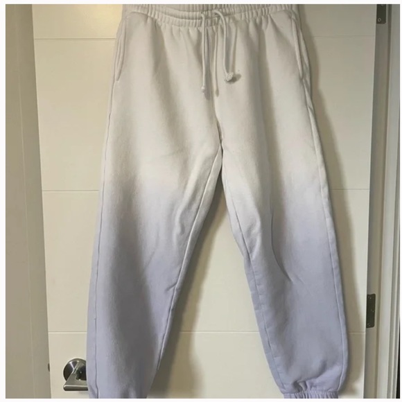 Aritzia TNA purple and white ombré boyfriend sweatpants - Picture 1 of 1